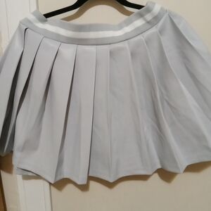 Elegant Gray tennis cheerleader Skirt Size Small